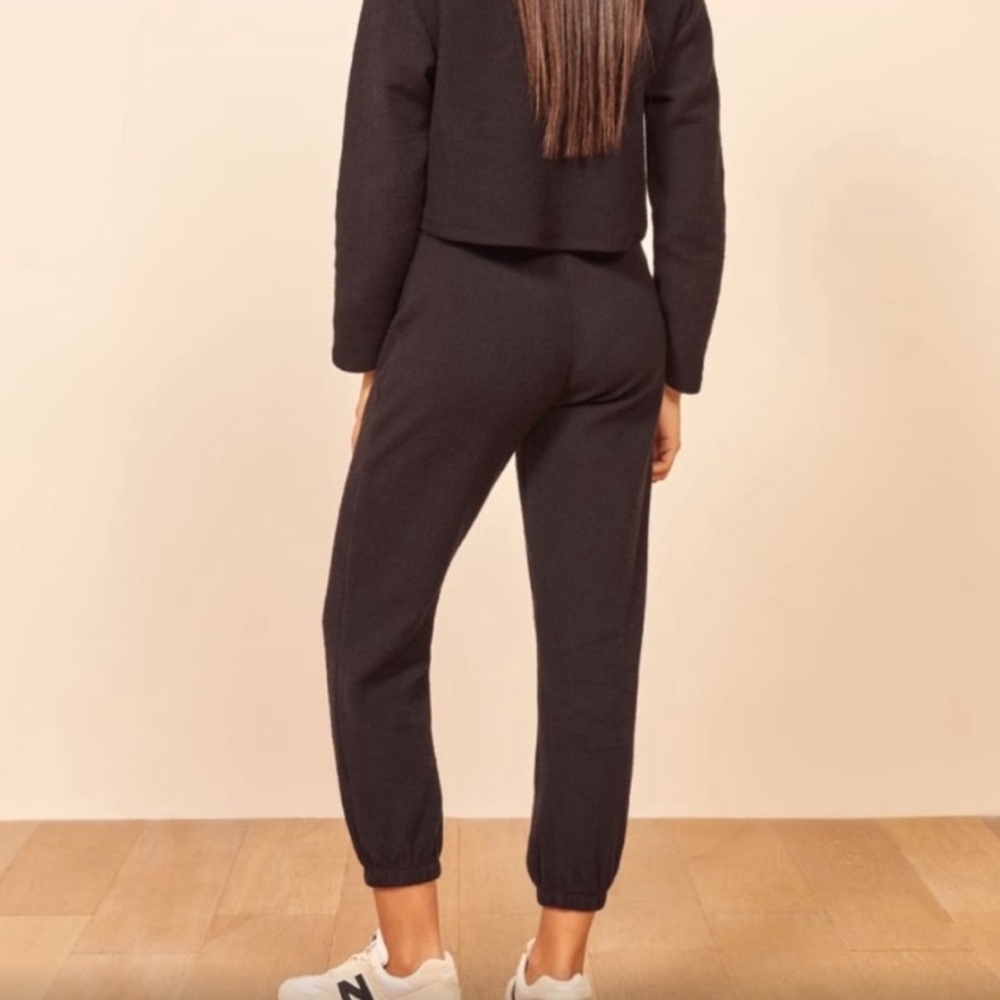Reformation Black Ribbed Set - Picture 2 of 8